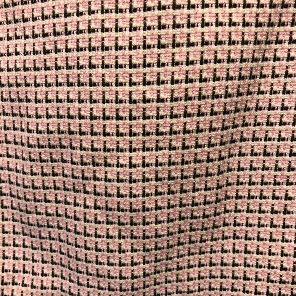 LOFT Geometric Pattern Tweed Dress Size 8T - Picture 2 of 6